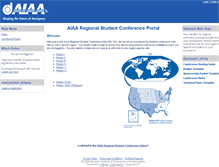Tablet Screenshot of aiaastudentconference.org